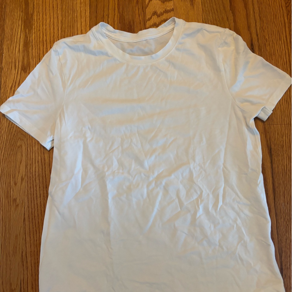 Lululemon White Athletic Tee